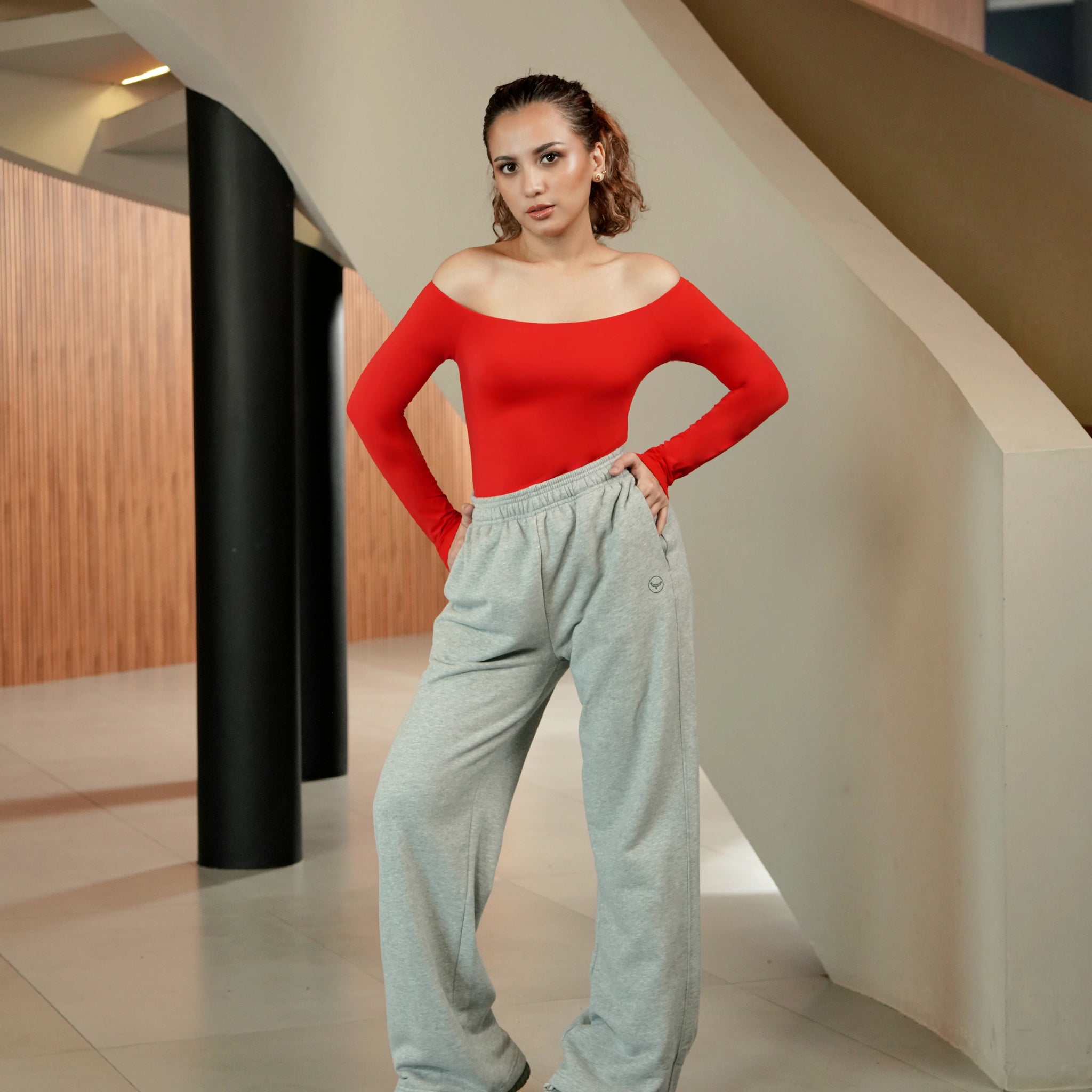 YAEL Wide Leg Sweatpants