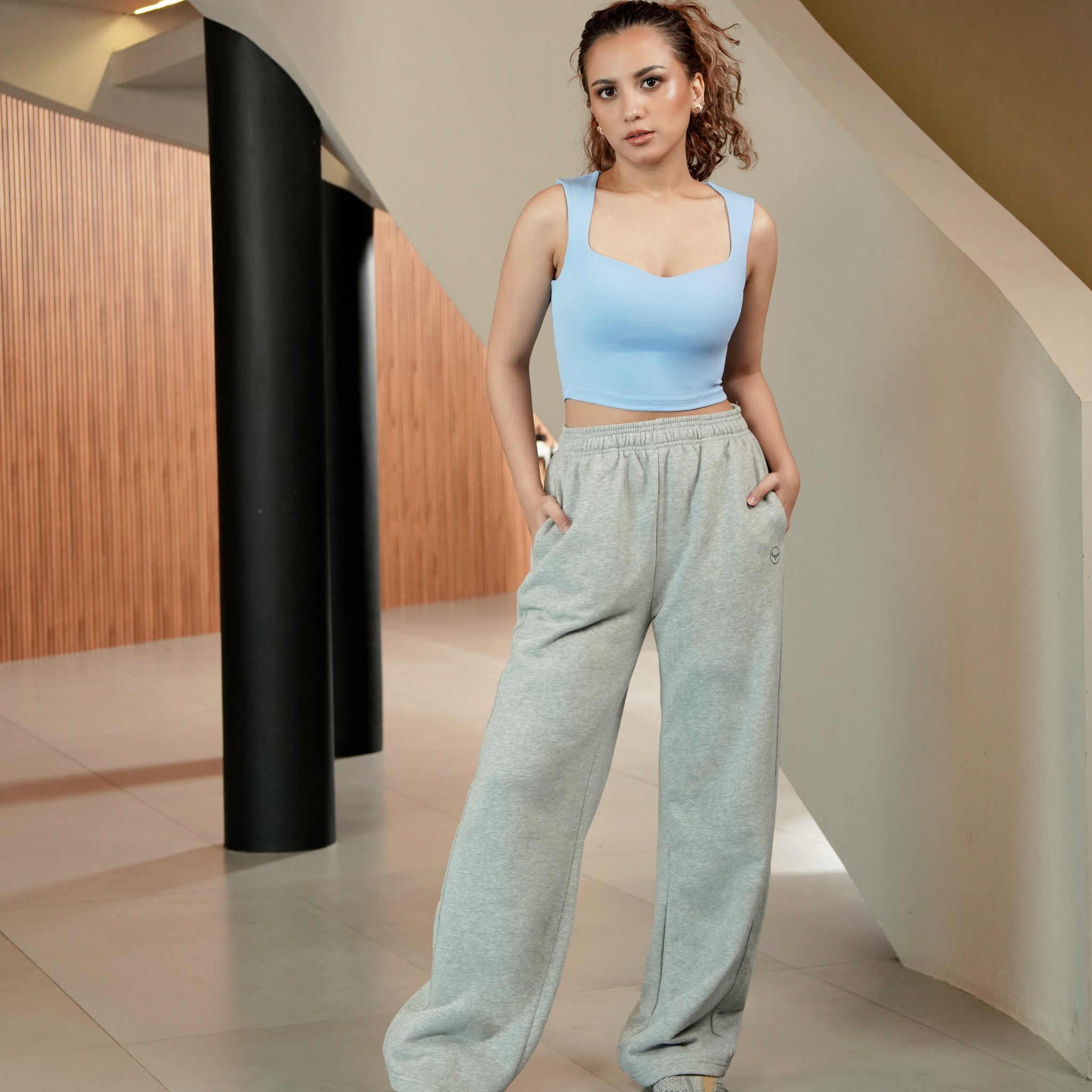 YEMA Padded Crop Tank Top