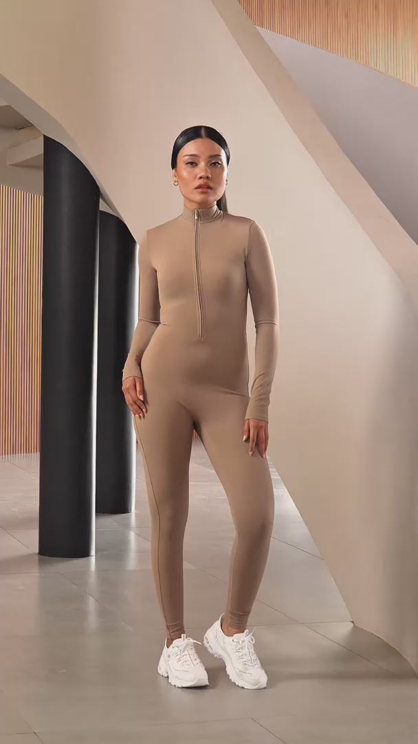 YUMI Zip Up Bodysuit